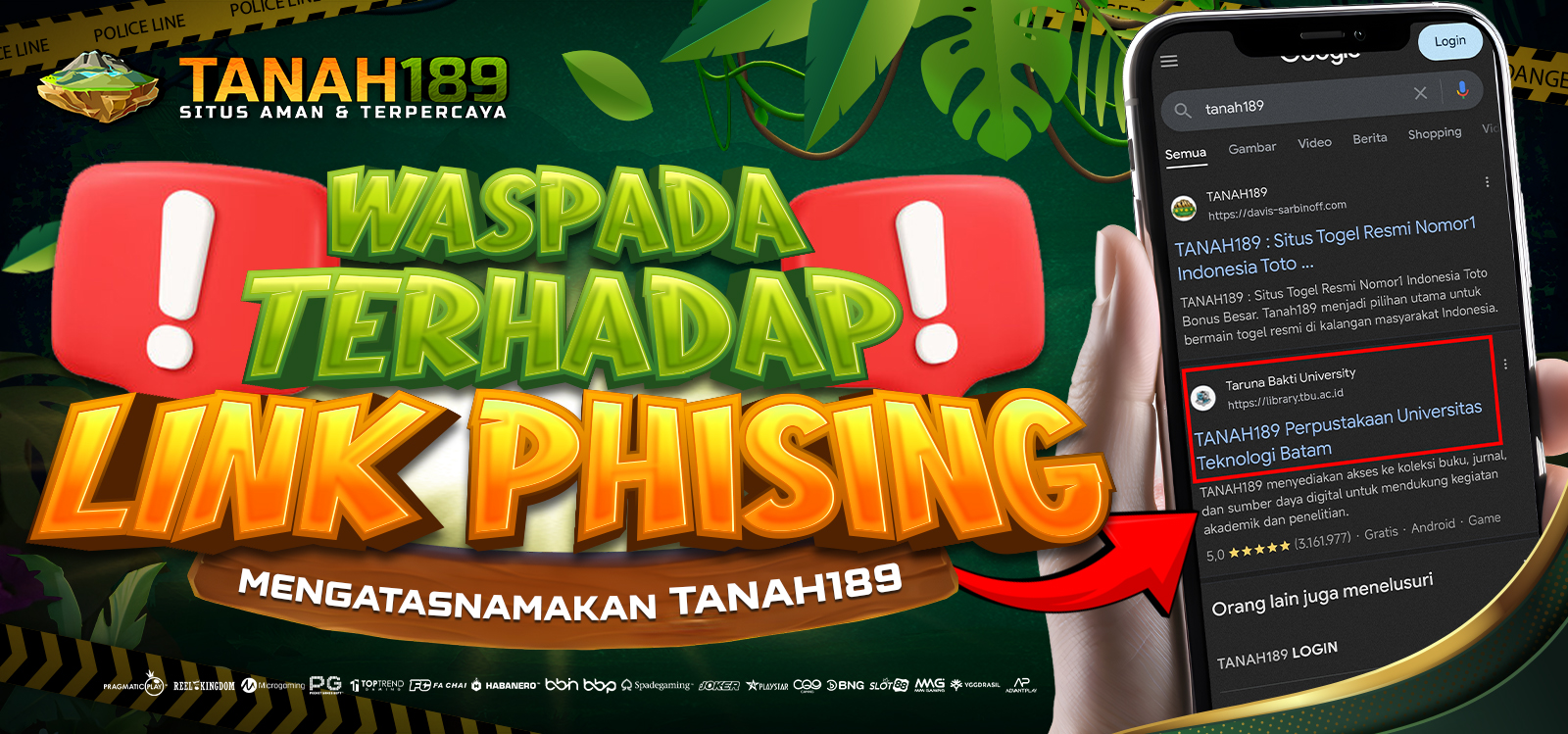 PERINGATAN PENIPUAN